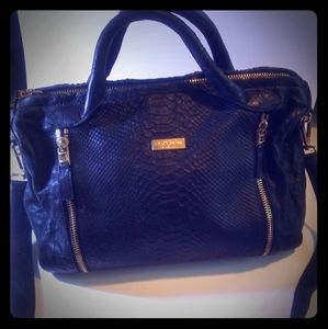 Real Lamb Skin "Halston"  oversized purse